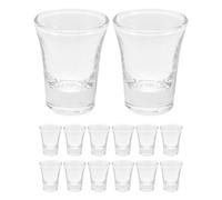 TOPPERFUN Glass Holy Communion Cups Set 24Pcs 10Ml Small Glass Chalices for Church Service Standard Communion Tray Baptism Party Decorations Grail Cup