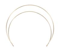 TOPPERFUN Golden Double Layer Goddess Headpiece Metal Hair Headband, Angel Moon Crown Tiara for Women, Gold Costume Accessory for Halloween Party and Gr oddess Dress