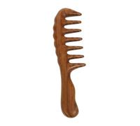 TOPPERFUN Green Hair Massage Comb for Women with Synthetic Material Deform Resistance and Beneficial Hair Health Properties for Detangling and Daily Styling