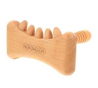 TOPPERFUN Gua Sha Massage Tool for Neck and Back Relaxation Manual Body Massager Board for Head and Shoulder Relief Beech Wood Design for Busy Professionals and Drivers