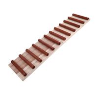 TOPPERFUN Hamster Pet Ladder Small Pets Training Ladder Wooden Khaki Bite-resistant Natural Material Relieves Boredom