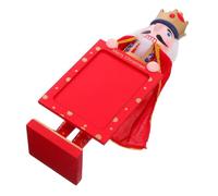 TOPPERFUN Handcrafted Wooden Nutcracker Photo Frame Nutcracker Soldier Tabletop Decor for Christmas Mantel Festive Holiday and Seasonal Family Picture Display