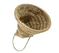TOPPERFUN Handwoven Jute Rope Lampshade Witch Hat Shape, Large Braided Rustic Pendant Light Cover, Farmhouse Boho Woven Lamp Shade for Coffee Bar Restaurant Lighting
