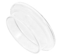 TOPPERFUN Heat Resistant Glass Teapot Lid Replacement Clear Cover for Tea Kettle Seals Flavor and Aroma Observation Friendly Design Easy to Replace Accessory for Home Use