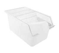 TOPPERFUN Heat Resistant Mouse Breeding Cage with Wire Mesh Lid, Pp and Stainless Steel Material, Enhanced Ventilation and Safe Sterilization for Small Animal and Rat Housing in Vivarium