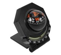 TOPPERFUN High Precision Compass Dash Mount with Slope Versatile Small Boat and Car Dashboard Navigation Ball Lightweight Foldable Vehicle Compass for Accurate Direction and Slope