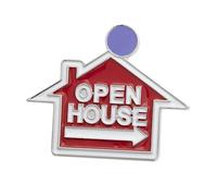 TOPPERFUN House Realtor Badge Fashion Brooch House Sign Badge for Real Professional Selling Brooch Clothing Pin