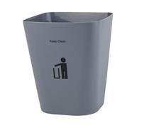 TOPPERFUN Household Trash Can Plastic Trash Can for Kitchen Lid Slim Design Fits Small Spaces for Home and Office Use Waste Storage Bucket for Living and Bedroom