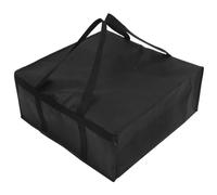 TOPPERFUN Insulated Takeout Bag Large Capacity Thermal Food Bag Washable Non-Woven Fabric with Shoulder Strap for Takeout and Grocery