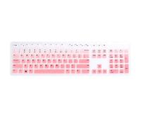 TOPPERFUN Keyboard Protector Keyboard Cover Silicone Skin Film 1 PC Compatible with Dell KM636 Wireless Keyboard Comfortable to Touch