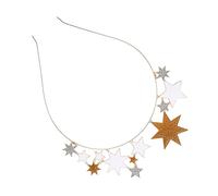 TOPPERFUN Luxury Alloy Star Headband Girls Hair Hoop Rave Accessories Wedding Headwear