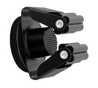 TOPPERFUN Magnetic Broom Holder for Wall Iron Heavy Duty Storage Broom and Mop Organizer No Drilling Cleaning Tools Mount for Garage Kitchen Outdoor