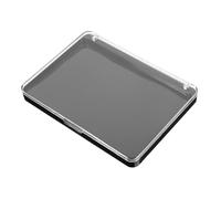 TOPPERFUN Magnetic Empty Eyeshadow Palette Compact Makeup Tray Reusable Sturdy Organizer for Women DIY Storage with Safe Materials and Sleek Black Finish