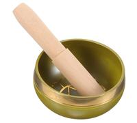 TOPPERFUN Meditation Singing Bowl Tibetan Sound Bowl Metal Wooden Mallet for Yoga Relaxation