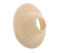TOPPERFUN Mini Hollow Top Straw Hats for Dolls Hand Knitted DIY Craft Accessories Sun Protection Miniature Hats for Dollhouse Dress Up Handmade Comfort UV Shielding