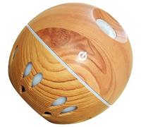 TOPPERFUN Mini USB Wood Grain Humidifier with Aromatherapy Diffuser, Ultrasonic Cool Mist Sprayer for Home and Office, Quiet Moisturizing Air Humidifier Suitable for Travel and Desktop Use