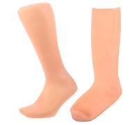 TOPPERFUN Moisturizing Spa Socks for Dry Feet 1 Pair Soft Long Socks SEBS Material for Foot Care and Hydration Suitable for Women and Adults