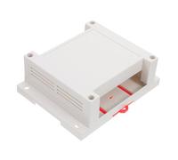 TOPPERFUN Monitoring Instrument Box Socket Base Case Wall Socket Boxes Replacement Part Plastic Case Project Boxes for Electronics Plastic Instrument Case Indoor Electrical Boxes White Abs