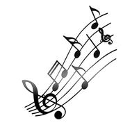 TOPPERFUN Music Note Iron Wall Ornament 40x14cm Creative Home Wall Decor Hanging Art Unique Musical Symbol Living Room Studio