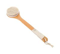 TOPPERFUN Nanzhu Bath Brush Long Handle Wooden Back Cleaning Body Shower Brush Exfoliating Back Scrubber Essential Bath Accessory