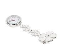 TOPPERFUN Nurse Watch Mini Pocket Hanging Watch White Creative Five-Heart Design Decorative for Women Hospital Medical Use