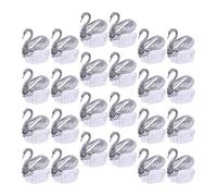 TOPPERFUN Party Favour Candy Boxes Wedding Swan Shape Silver 24Pcs Birthday Valentines Xmas