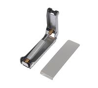 TOPPERFUN Piano Slow Fall Device Hydraulic Pressure Fallboard Decelerator Piano Cover Buffer Finger Protection Accessory for Grand Upright Silver Ultra-thin