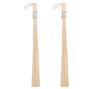 TOPPERFUN Portable Bamboo Knocking Sticks 2Pcs Handheld Body Massager for Back and Neck Relaxation at Home