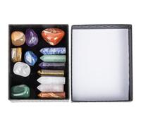 TOPPERFUN Portable Crystal Stones Decorative Energy Stones for Meditation and Decoration, Comfortable to Hold Natural Crystal Pillars, for Beginners and Chakra Healing