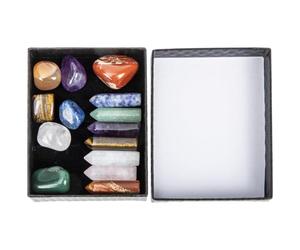TOPPERFUN Portable Crystal Stones Decorative Energy Stones for Meditation and Decoration, Comfortable to Hold Natural Crystal Pillars, for Beginners and Chakra Healing