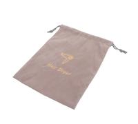TOPPERFUN Portable Drawstring Hair Dryer Bag Fabric Storage Pouch for Travel Home Lightweight Multipurpose Organizer with Hair Dryer Sign Reusable Washable Design