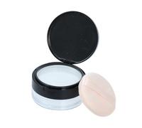 TOPPERFUN Portable Empty Powder Case with Mirror Double Layer Mesh Design Makeup Powder Container with Puff and Travel Random Color