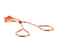 TOPPERFUN Portable Manual Eyelash Curler with Ergonomic Non-Pinch Design Lightweight Metal Lash Curling Tool for Safe Precise Curling and Easy Fake Eyelash Rose Gold Finish