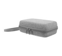 TOPPERFUN Portable Mini Makeup Suitcase Travel Case Lightweight Cosmetic Organizer Bag for Women Compact Gray Carrying Case with Protective Design for Easy Beauty Tool Storage