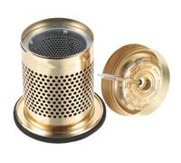TOPPERFUN Portable Moxa Box Portable Body Moxibustion Box Lightweight Copper Cone Holder Prevent Ash Falling for Home and Travel Use on Back and Random Color