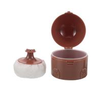 TOPPERFUN Powder Puff Box Cute Dusting Powder Puff Case for Women Organizer for Care