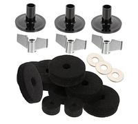 TOPPERFUN Practical Antiskid Cymbal Felt Pads Drum Nonslip Pads for Drum Kit Felt for Kit Accessories and Creative Cymbal Usage