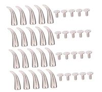 TOPPERFUN Punk Rivets 20 Pcs Spiked Rivet Studs Metal Accessories for Leather Jackets Bags DIY Craft Chili Pepper Shape for Trendy Outfits