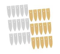 TOPPERFUN Pure Copper and Zinc Electrode Strips DIY Fruit for School Science Experiments Educational Electroplating Anode Sheets for Chemistry and Electricity Learning