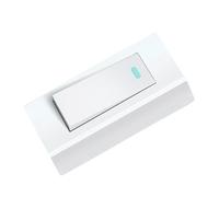 TOPPERFUN Push Button Light Switch Ac 220v 10a Multi-function Easy to Install Small Wall Panel with Clean and Modern Appearance for Household Use Suitable for Home Accessory and Safety