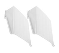 TOPPERFUN Rainproof Camera Guard 2Pcs Plastic Outdoor Camera Cover with Sunshade for Cctv Weather Protection and Lens Cooling