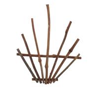 TOPPERFUN Rattan Frame Finger Shape Ornament for Decoration Wooden Branch Photo Props for Kindergarten Natural Twig Decor for Crafts