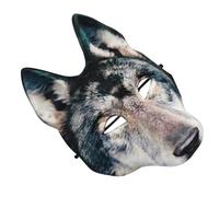 TOPPERFUN Realistic Werewolf Mask for Halloween Party Adjustable Fit Wolf Head Mask with Detailed Animal Design Scary Wolf Costume Accessory for Cosplay and Dress Up