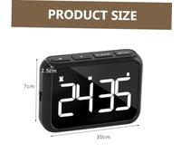 TOPPERFUN Rechargeable Portable LED Screen Kitchen Timer with Alarm Volume Large LCD Display Desktop and Magnetic Back for Cooking Baking Studying and Exam Countdown