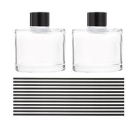 TOPPERFUN Refillable Aromatherapy Containers and Decorating Interior Space 50ml Empty Diffuser Bottles Made of Synthetic Material for Diffusing Fragrance Suitable for Toilet and Spa
