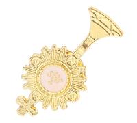 TOPPERFUN Religious Cross Tie Pin Gold Tone Chalice Jewelry for First Holy Communion Elegant Lapel Pin for Catholic Events Exceptional Craftsmanship and Contemporary Design for Celebrations
