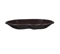 TOPPERFUN Reptile Bathing Tub Water Dish with Ramp for Tortoise and Gecko, Abs Material Large Turtle Water Bowl with Rest Stand and Basking Platform, Suitable for Reptile Habitat