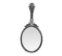 TOPPERFUN Retro Embossed Floral Makeup Mirror Handheld Portable Cosmetic Vanity Mirror for Ladies Vintage Style Decorative Beauty Tool