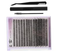 TOPPERFUN Reusable Adhesive Eyelashes Eyelash Extension Kit Individual Lash Clusters Cluster Lash Adhesive Remover Home Makeup Kit