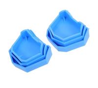 TOPPERFUN Reusable Plastic Model Holder Base Plaster Mold Former Board for Accurate Casting and Tooth Molding Kit Versatile Lab Mold Kit for Technicians